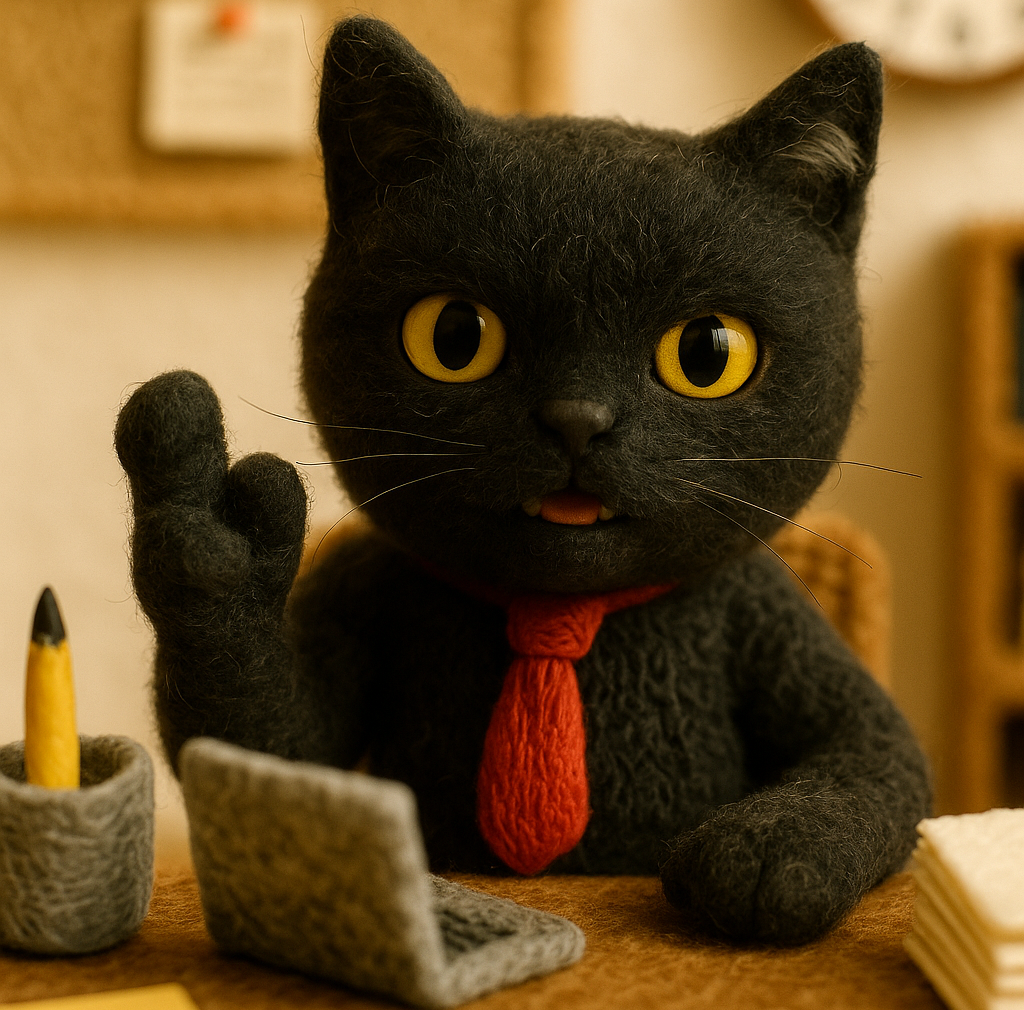 Purrcival, a British Shorthair cat