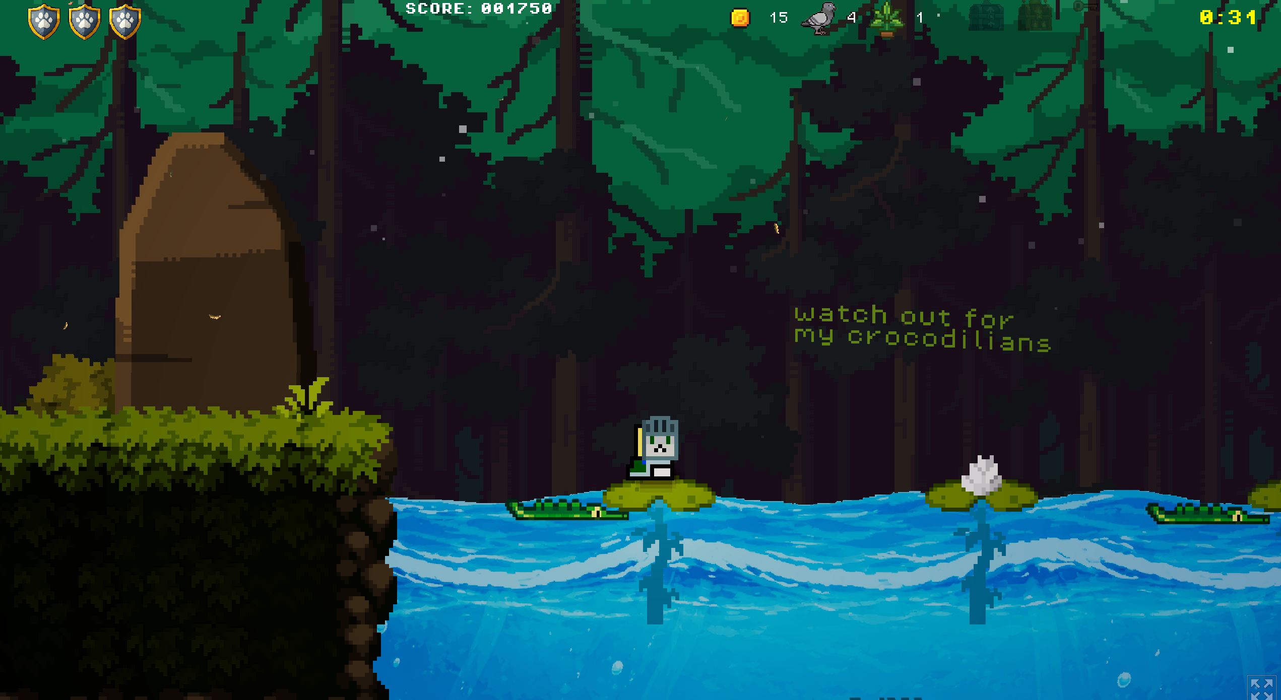 Slyle the Wizard boss battle screenshot