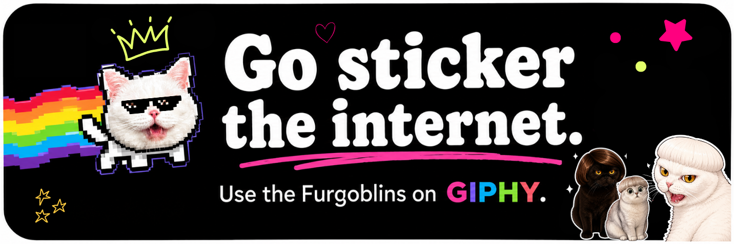 Go sticker the internet - search purrcivalcat on GIPHY